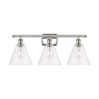 A thumbnail of the Innovations Lighting 516-3W-11-28 Berkshire Vanity Polished Nickel / Clear