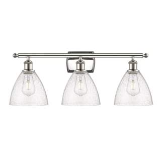 A thumbnail of the Innovations Lighting 516-3W-12-28 Bristol Vanity Polished Nickel / Seedy