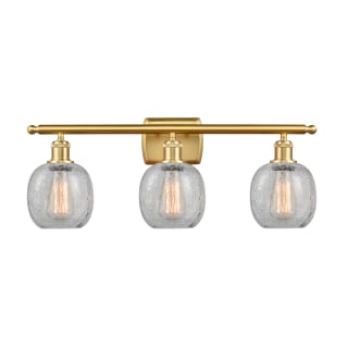 A thumbnail of the Innovations Lighting 516-3W-11-26 Belfast Vanity Clear Crackle / Satin Gold