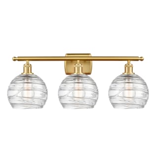 A thumbnail of the Innovations Lighting 516-3W-11-26-L Athens Vanity Clear Deco Swirl / Satin Gold