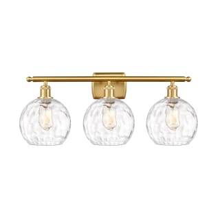 A thumbnail of the Innovations Lighting 516-3W-13-26 Athens Vanity Satin Gold / Clear Water Glass