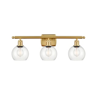 A thumbnail of the Innovations Lighting 516-3W-9-26 Athens Vanity Satin Gold / Clear