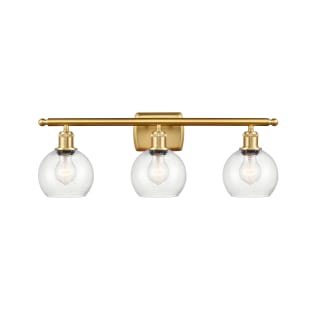 A thumbnail of the Innovations Lighting 516-3W-10-26 Athens Vanity Satin Gold / Seedy