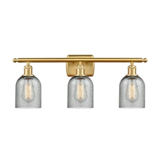 A thumbnail of the Innovations Lighting 516-3W-12-26 Caledonia Vanity Charcoal / Satin Gold