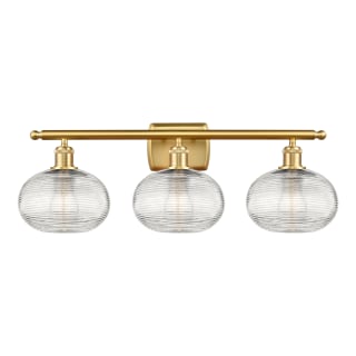 A thumbnail of the Innovations Lighting 516-3W-10-28-Ithaca-Bathroom Vanity Light Satin Gold / Clear Ithaca