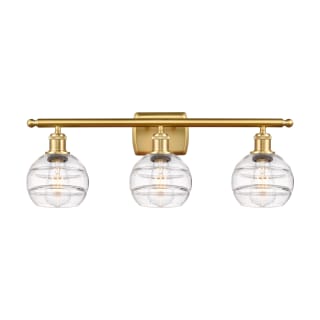 A thumbnail of the Innovations Lighting 516-3W-9-26-Rochester-Bathroom Vanity Light Satin Gold / Clear