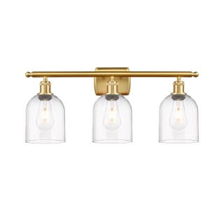 A thumbnail of the Innovations Lighting 516-3W-11-26-Bella-Bathroom Vanity Light Satin Gold / Clear