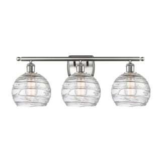 A thumbnail of the Innovations Lighting 516-3W Deco Swirl Brushed Satin Nickel / Clear