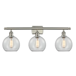 A thumbnail of the Innovations Lighting 516-3W-13-26 Athens Vanity Brushed Satin Nickel / Clear