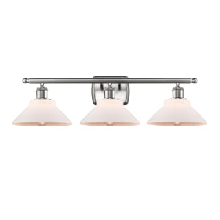 A thumbnail of the Innovations Lighting 516-3W Orwell Brushed Satin Nickel / Matte White