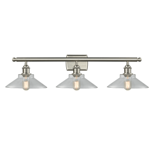 A thumbnail of the Innovations Lighting 516-3W Disc Brushed Satin Nickel / Clear