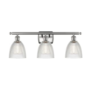 A thumbnail of the Innovations Lighting 516-3W Castile Brushed Satin Nickel / Clear