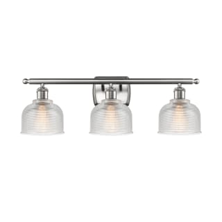 A thumbnail of the Innovations Lighting 516-3W Dayton Brushed Satin Nickel / Clear