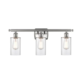 A thumbnail of the Innovations Lighting 516-3W-12-26 Clymer Vanity Clear / Brushed Satin Nickel