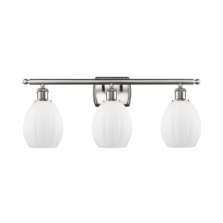 A thumbnail of the Innovations Lighting 516-3W Eaton Brushed Satin Nickel / Matte White