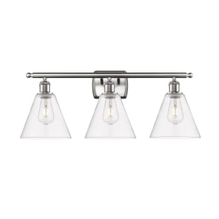 A thumbnail of the Innovations Lighting 516-3W-11-28 Berkshire Vanity Brushed Satin Nickel / Clear