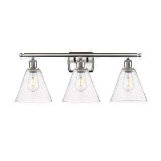 A thumbnail of the Innovations Lighting 516-3W-11-28 Berkshire Vanity Brushed Satin Nickel / Seedy