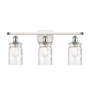 A thumbnail of the Innovations Lighting 516-3W Candor White and Polished Chrome / Clear Waterglass