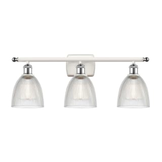 A thumbnail of the Innovations Lighting 516-3W Castile White and Polished Chrome / Clear