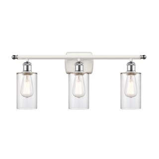 A thumbnail of the Innovations Lighting 516-3W-12-26 Clymer Vanity Clear / White and Polished Chrome