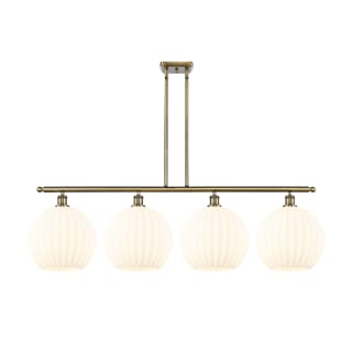 A thumbnail of the Innovations Lighting 516-4I-14-51-White Venetian-Indoor Pendant Antique Brass / White Venetian