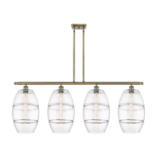 A thumbnail of the Innovations Lighting 516-4I-19-48 Vaz Linear Antique Brass / Clear