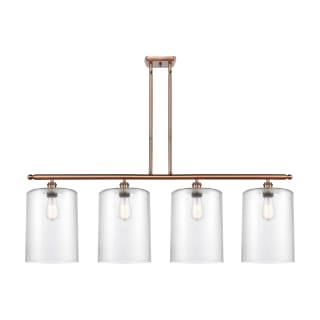 A thumbnail of the Innovations Lighting 516-4I-10-48-L Cobbleskill Linear Antique Copper / Clear