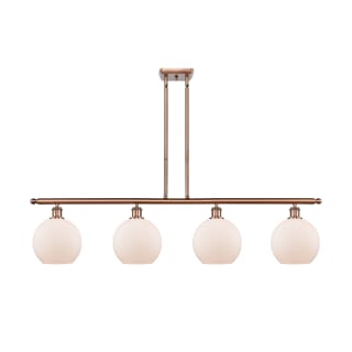 A thumbnail of the Innovations Lighting 516-4I-10-48-L Athens Linear Antique Copper / Matte White