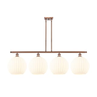 A thumbnail of the Innovations Lighting 516-4I-14-51-White Venetian-Indoor Pendant Antique Copper / White Venetian