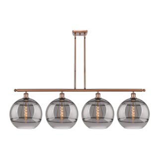 A thumbnail of the Innovations Lighting 516-4I-14-50 Rochester Linear Antique Copper / Smoked