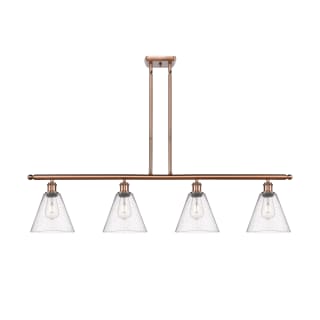 A thumbnail of the Innovations Lighting 516-4I-12-48 Berkshire Linear Antique Copper / Seedy