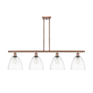 A thumbnail of the Innovations Lighting 516-4I-13-48 Bristol Linear Antique Copper / Clear