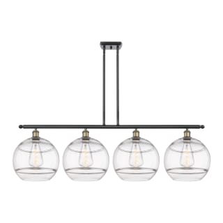 A thumbnail of the Innovations Lighting 516-4I-14-50 Rochester Linear Black Antique Brass / Clear