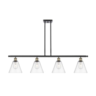 A thumbnail of the Innovations Lighting 516-4I-11-48 Berkshire Linear Black Antique Brass / Clear