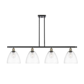 A thumbnail of the Innovations Lighting 516-4I-13-48 Bristol Linear Black Antique Brass / Clear