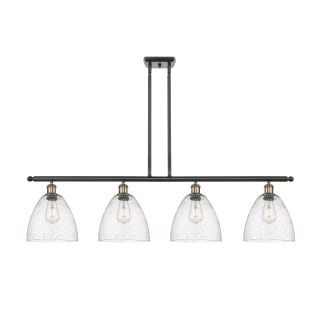 A thumbnail of the Innovations Lighting 516-4I-13-48 Bristol Linear Black Antique Brass / Seedy