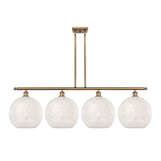 A thumbnail of the Innovations Lighting 516-4I-14-51-White Mouchette-Indoor Pendant Brushed Brass / White Mouchette