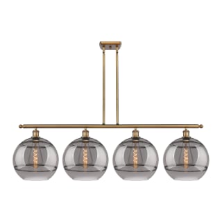 A thumbnail of the Innovations Lighting 516-4I-14-50 Rochester Linear Brushed Brass / Smoked