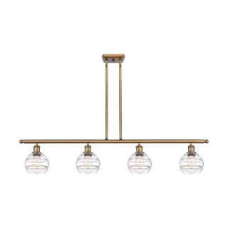 A thumbnail of the Innovations Lighting 516-4I-8-48 Rochester Linear Brushed Brass / Clear