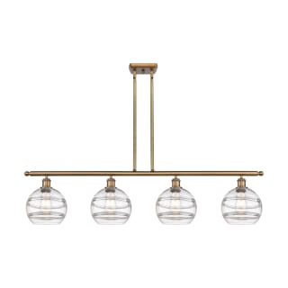 A thumbnail of the Innovations Lighting 516-4I-10-48 Rochester Linear Brushed Brass / Clear