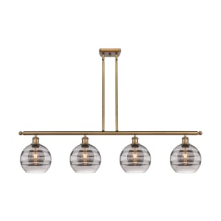 A thumbnail of the Innovations Lighting 516-4I-10-48 Rochester Linear Brushed Brass / Smoked