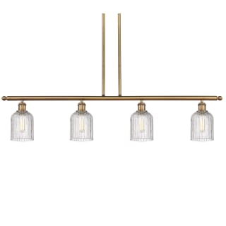 A thumbnail of the Innovations Lighting 516-4I-10-48 Bridal Veil Pendant Brushed Brass / Clear