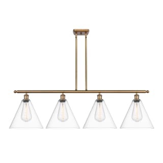 A thumbnail of the Innovations Lighting 516-4I-14-50 Berkshire Linear Brushed Brass / Clear