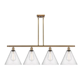 A thumbnail of the Innovations Lighting 516-4I-14-50 Berkshire Linear Brushed Brass / Seedy