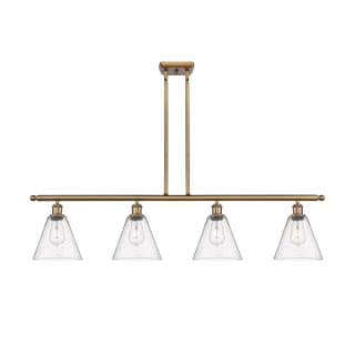 A thumbnail of the Innovations Lighting 516-4I-11-48 Berkshire Linear Brushed Brass / Seedy