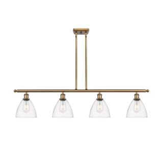 A thumbnail of the Innovations Lighting 516-4I-11-48 Bristol Linear Brushed Brass / Clear