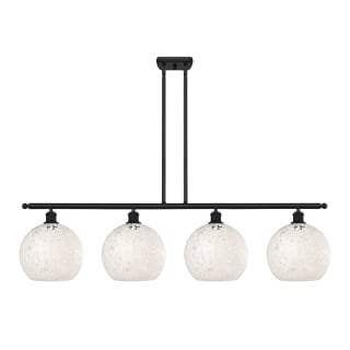 A thumbnail of the Innovations Lighting 516-4I-13-49-White Mouchette-Indoor Pendant Matte Black / White Mouchette