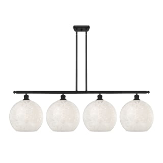 A thumbnail of the Innovations Lighting 516-4I-14-51-White Mouchette-Indoor Pendant Matte Black / White Mouchette