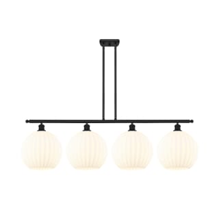 A thumbnail of the Innovations Lighting 516-4I-14-51-White Venetian-Indoor Pendant Matte Black / White Venetian