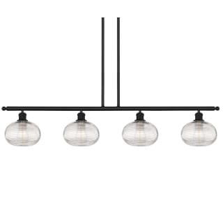 A thumbnail of the Innovations Lighting 516-4I-9-48 Ithaca Pendant Matte Black / Clear Ithaca